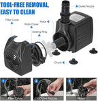 Submersible Water Feature Pumps Small Aquarium Ultra Quiet