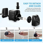 Submersible Water Feature Pumps Small Aquarium Ultra Quiet