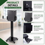 Suggestion Box with Stand Floor Standing Offering Lock