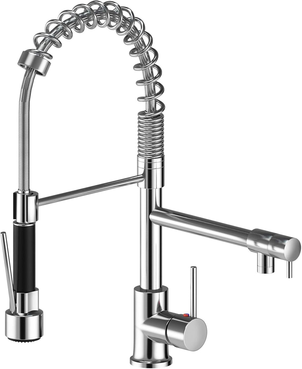 Suguword Commercial Kitchen Sink Mixer Tap with Two
