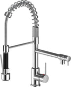 Suguword Commercial Kitchen Sink Mixer Tap with Two