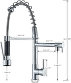 Suguword Commercial Kitchen Sink Mixer Tap with Two