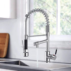 Suguword Commercial Kitchen Sink Mixer Tap with Two