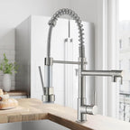 Suguword Commercial Kitchen Sink Mixer Tap with Two
