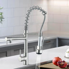 Suguword Commercial Kitchen Sink Mixer Tap with Two