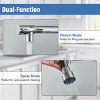 Suguword Commercial Kitchen Sink Mixer Tap with Two