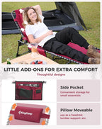Sun Lounger with 5-Position Adjustable Backrest 180KG
