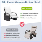 Sun Loungers for Garden Aluminium Recliner Chair