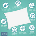 Sun Shade Sail Conservatory Shades Pergola Canopy
