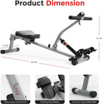 Sunny Health Fitness Compact Adjustable Rowing Machine Cardio