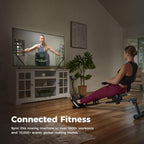 Sunny Health Fitness Compact Adjustable Rowing Machine Cardio