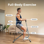 Smart Row-N-Ride Foldable Squat Rowing Machine