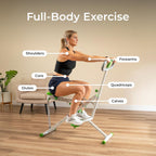 Smart Row-N-Ride Foldable Squat Rowing Machine