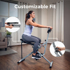 Smart Row-N-Ride Foldable Squat Rowing Machine