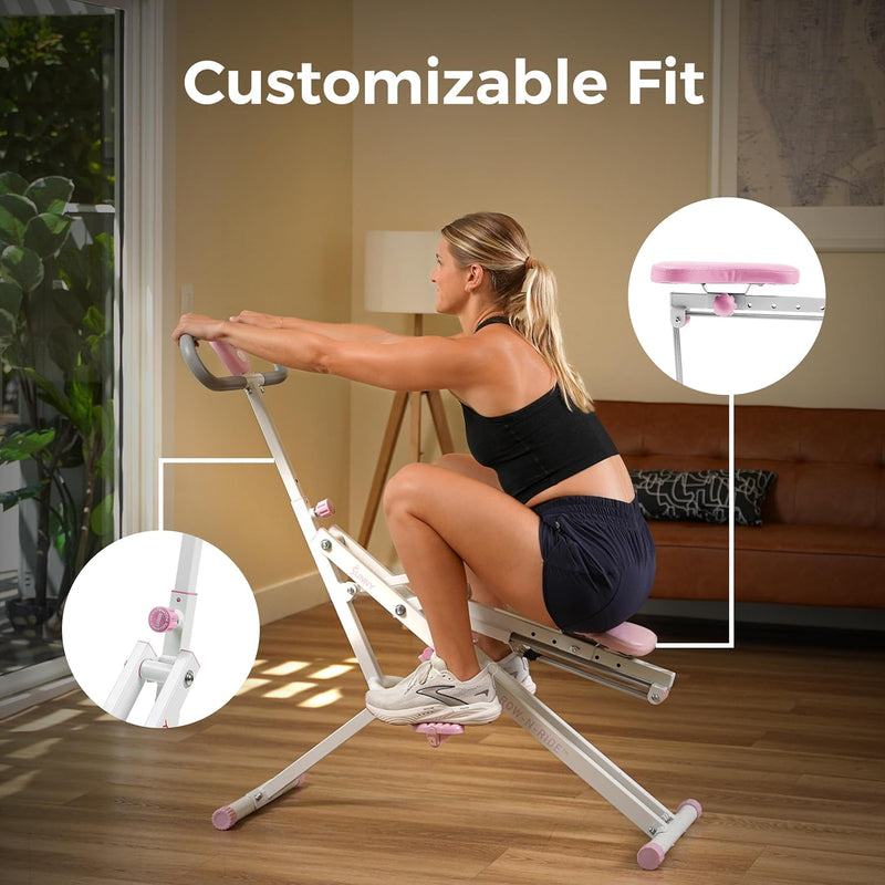 Smart Row-N-Ride Foldable Squat Rowing Machine