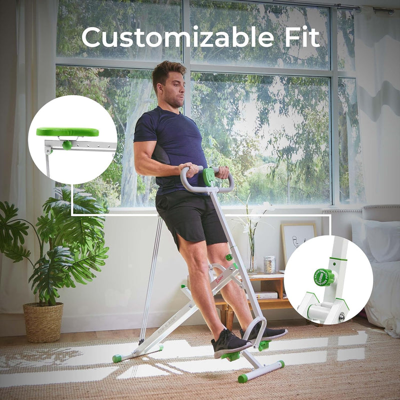 Smart Row-N-Ride Foldable Squat Rowing Machine