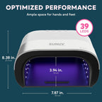 Sunuv LED Nail Lamp Professional Dryer for Gel