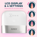 Sunuv LED Nail Lamp Professional Dryer for Gel