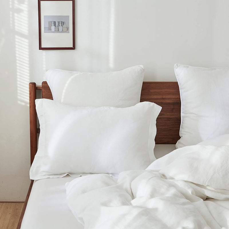 Super King Duvet Cover Set-100% Linen Cover-1 Breathable
