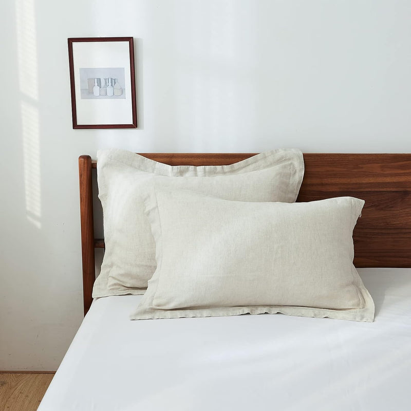 Super King Duvet Cover Set-100% Linen Cover-1 Breathable