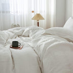 Super King Duvet Cover Set-100% Linen Cover-1 Breathable
