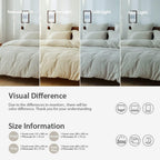 Super King Duvet Cover Set-100% Linen Cover-1 Breathable
