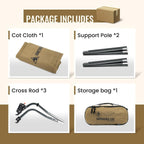 Supragris Camping Cot Support Up to 400lbs