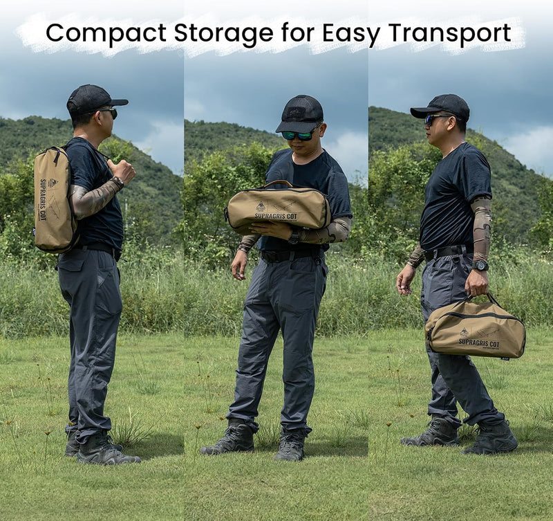 Supragris Camping Cot Support Up to 400lbs