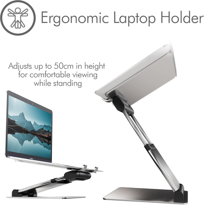 Supreme Sit-Stand Laptop Stand Adjustable for Desk Ergonomic