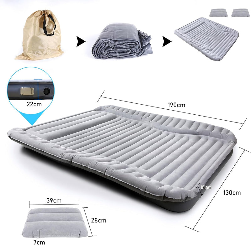 Suv Air Mattress with Cordless Built-In Pump Fast