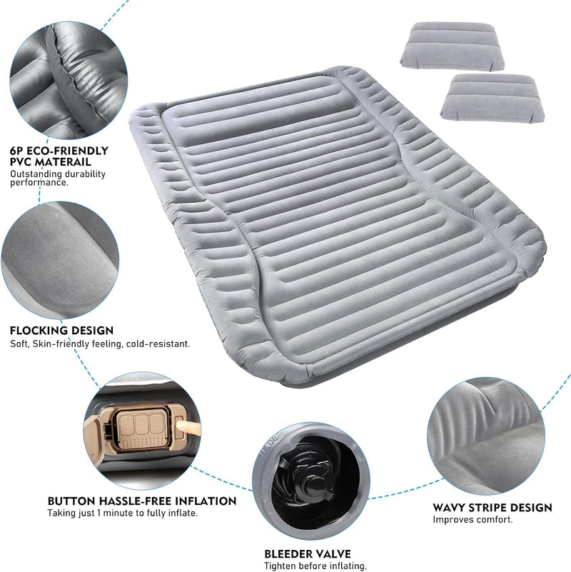 Suv Air Mattress with Cordless Built-In Pump Fast