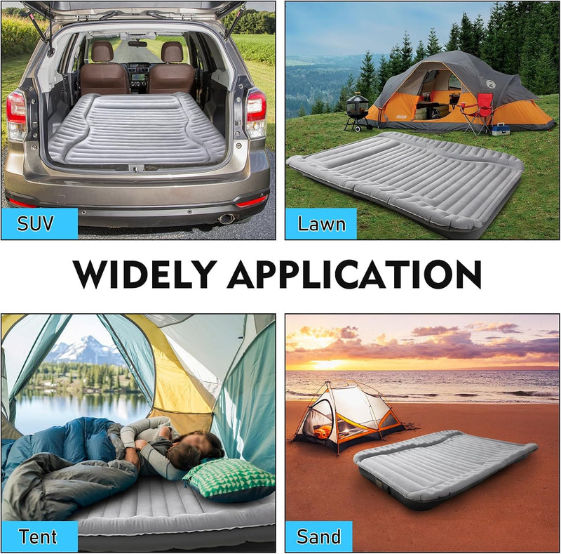 Suv Air Mattress with Cordless Built-In Pump Fast
