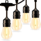 S14 Festoon Lights Outdoor 38m- Waterproof Connectable String