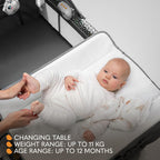 Sven Plus Travel Cot with 2 Mattress Levels