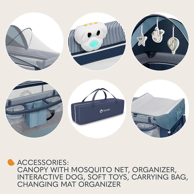 Sven Plus Travel Cot with 2 Mattress Levels
