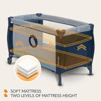 Sven Plus Travel Cot with 2 Mattress Levels