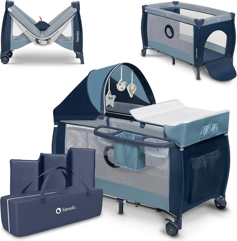 Sven Plus Travel Cot with 2 Mattress Levels