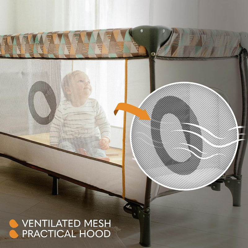 Sven Plus Travel Cot with 2 Mattress Levels