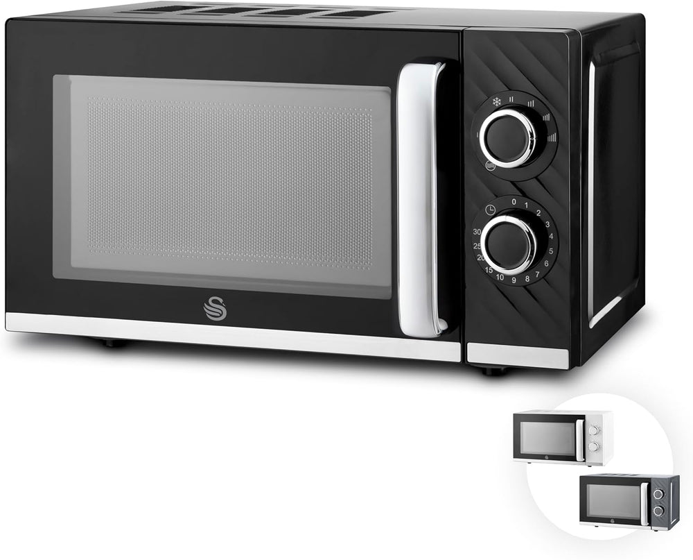 Swan Windsor Manual Microwave 20L 800W 5 Power