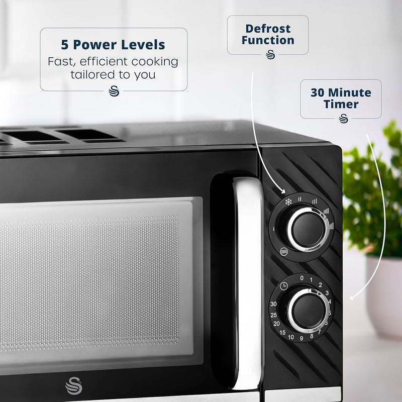 Windsor Manual Microwave 20L 800W 5 Power Levels