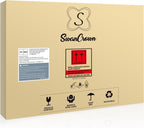 Swancrown Lockable Notice Board 980x720MM Large Magnetic