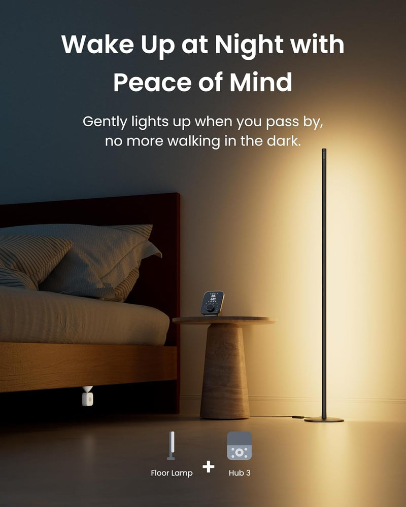 Matter Rgbicww Floor Lamp Warm Cool LED Corner