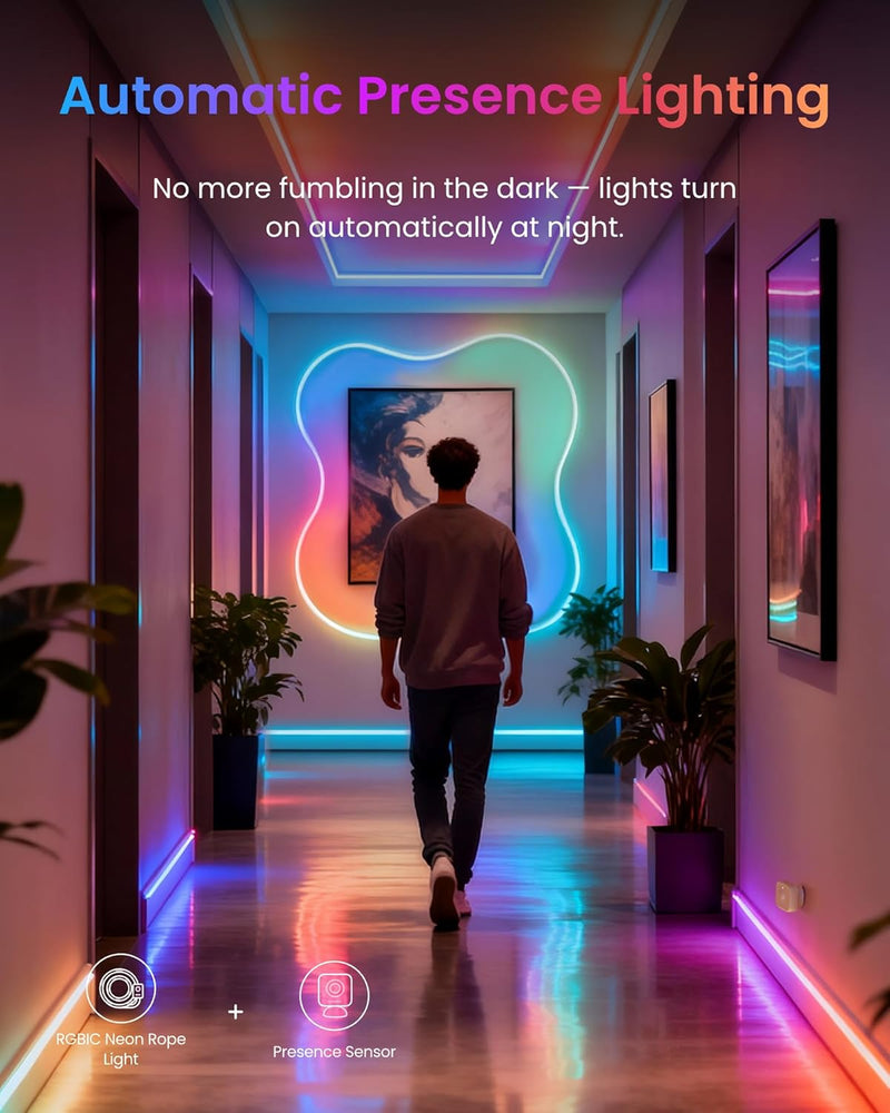 Rgbic Neon Rope Light 5m Matter LED Strip