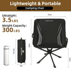 Swivel Camp Chair Lightweight Portable
