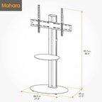 Swivel Column TV Stand for 32 to 55