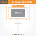 Swivel Column TV Stand for 32 to 55