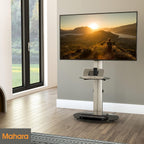 Swivel Column TV Stand for 32 to 55
