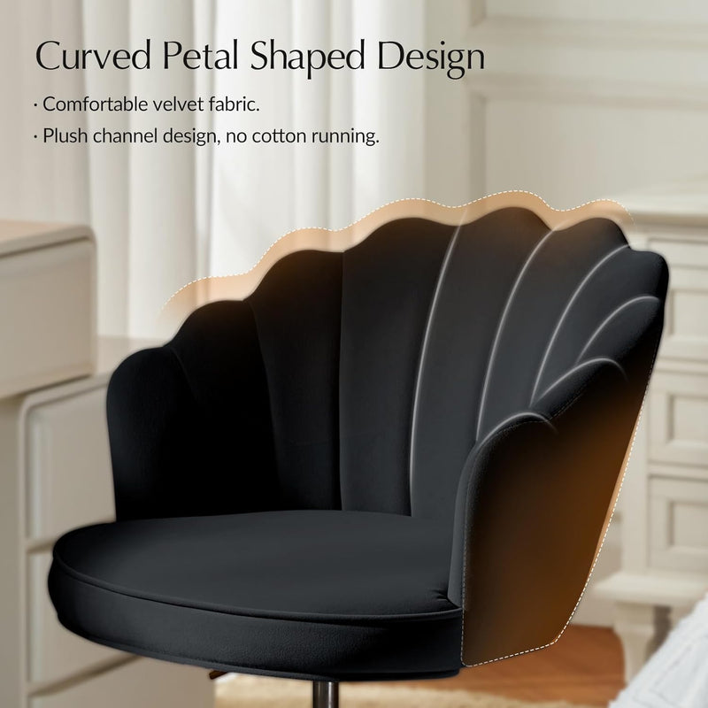Swivel Office Chair Armless Desk Height Adjustable Rolling