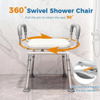 Swivel Shower Chair with Arms 350 Lb 159