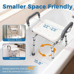 Swivel Shower Chair with Arms 350 Lb 159